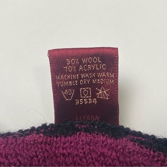 Vintage 80's Northwestern Knitting Co. Wool Blend Knit Sweater Women's Size L - Picture 11 of 14